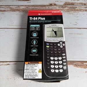New Texas Instruments TI-84 Plus Graphing Calculator TI84+ Standard Edition